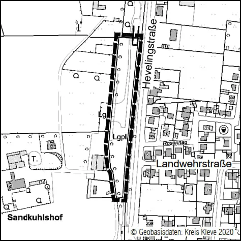 Visualisierung Geltungsbereich (Rechte: Stadt Goch)