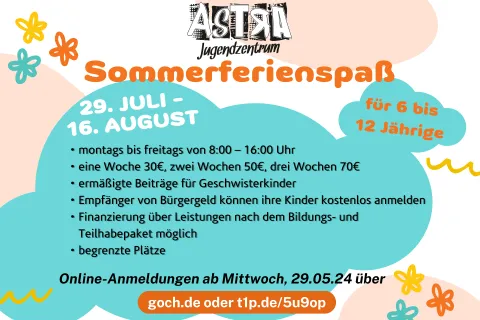 Programm Astra - Sommerferienspaß (Rechte: Stadt Goch)
