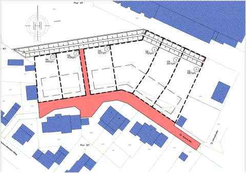 Grundstückslageplan Dr. Arens-Straße 