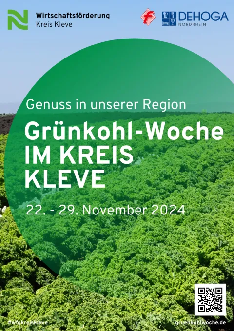 Poster Ausschnitt Grünkohlwoche (Rechte: Wirtschaftsförderung Kreis Kleve)