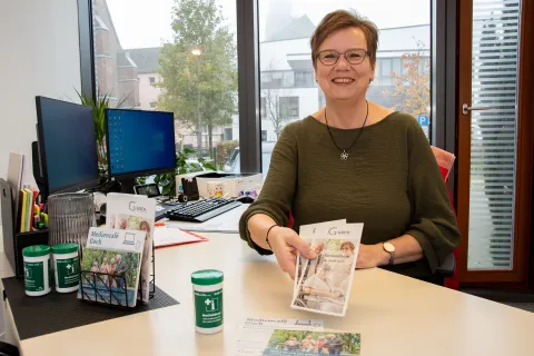 Alexandra Maywald in ihrem neuen Büro (Foto: Torsten Matenaers)