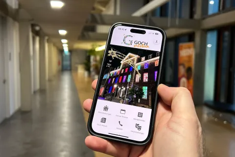 Die GOCH erleben – App hat ein neues Design (Foto: Torsten Matenaers)