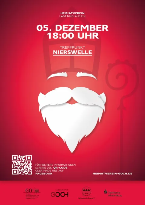 Plakat Ausschnitt: Nikolaus (Rechte: Heimatverein)