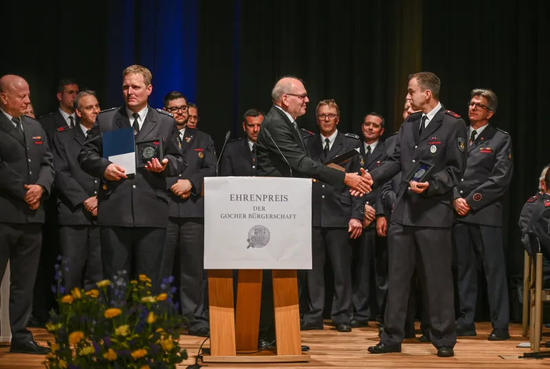 Verleihung des Ehrenpreises der Gocher Bürgerschaft (Foto: Markus van Offern)