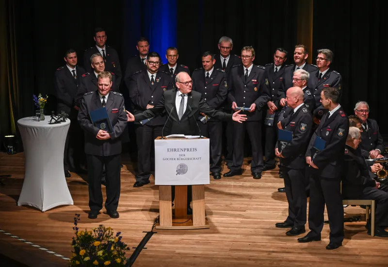 Verleihung des Ehrenpreises der Gocher Bürgerschaft (Foto: Markus van Offern)